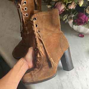 MIU MIU SUEDE BOOTS